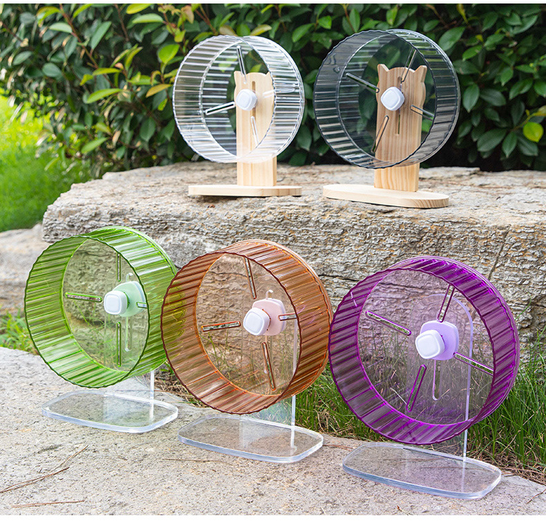 Wheel Cho Chuột Hamster – Bánh Xe Chạy Mica Cao Cấp, Êm Ái & Chống Ồn