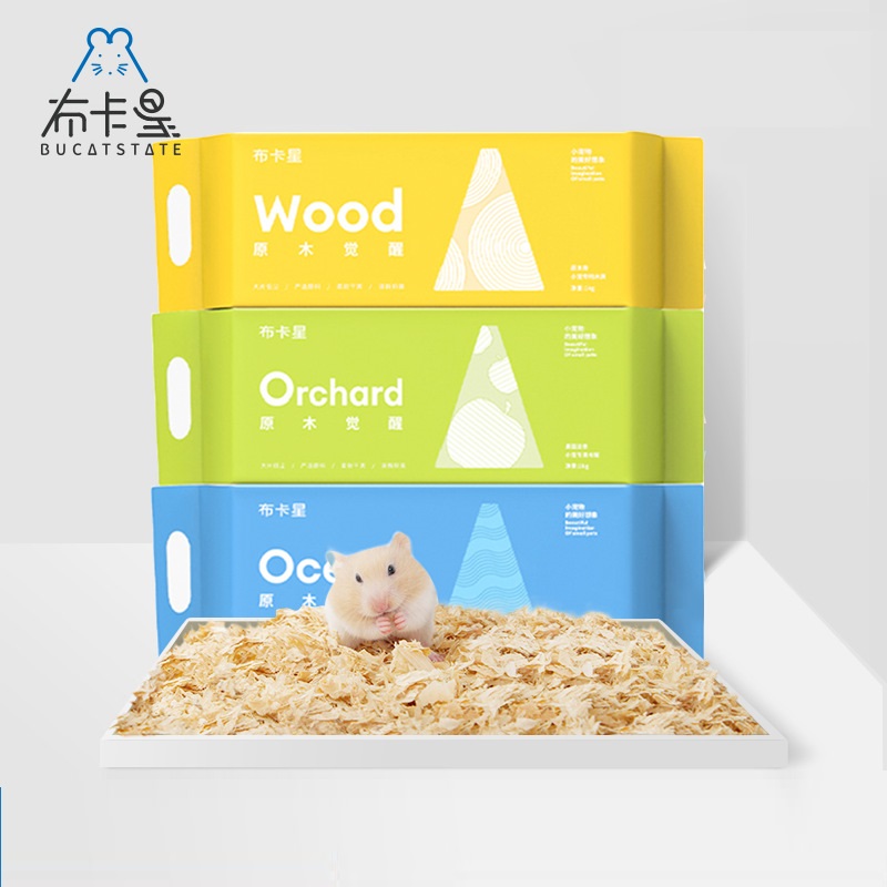 Mùn Cưa Lót Chuồng Hamster Bucatstate Bịch 1kg