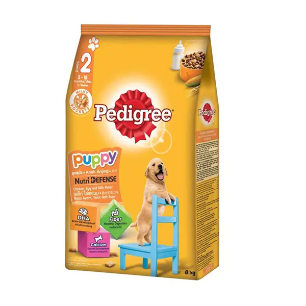 Thức Ăn Hạt Cho Chó Con Pedigree Vị Gà, Trứng & Sữa Túi 1.3kg