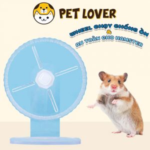Wheel Chạy Cho Hamster 17cm, Wheel Cho Hamster 21cm Bằng Mica Êm Ái & An Toàn