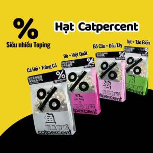 Hạt Cho Mèo Không Độn Ngũ Cốc % Catpercent Túi 1.5kg