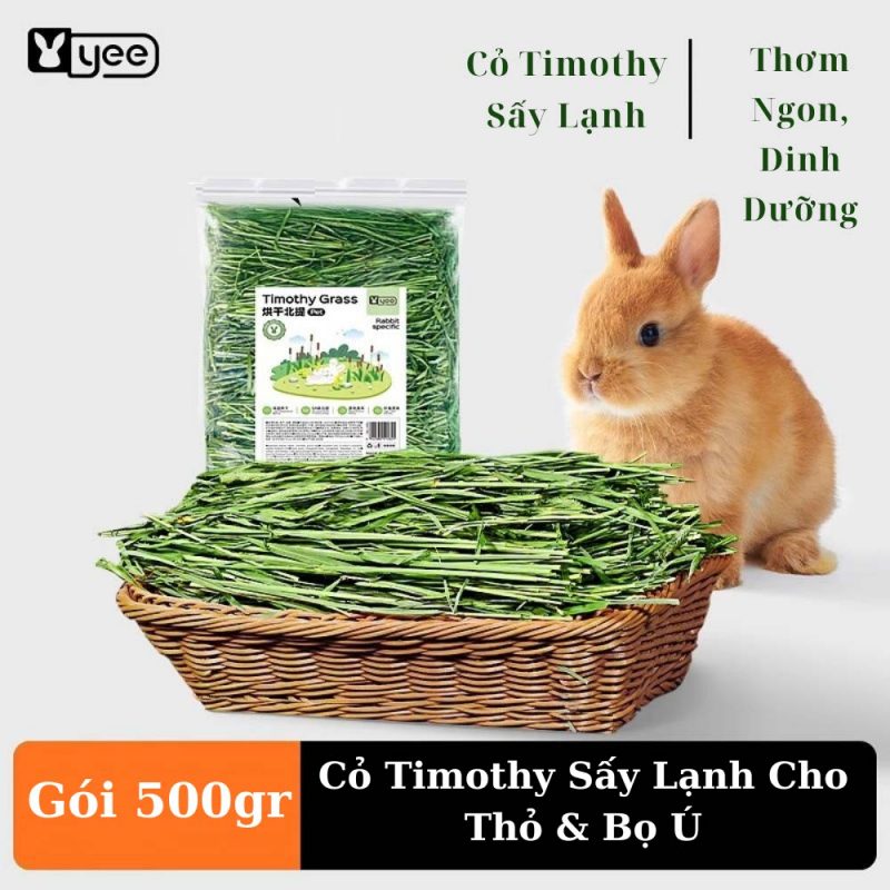 cỏ timothy cho thỏ
