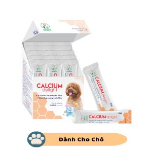 Canxi Cho Chó Dạng Nước Calcium Delight Bossen Hộp 20 Gói 5ml