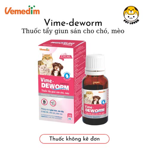 siro tẩy giun cho mèo