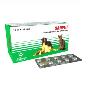 Viên Tẩy Giun Cho Chó Mèo Sanpet Hiệu Quả, An Toàn, Dễ Sử Dụng