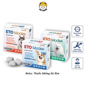 Viên nhai trị ve rận cho chó Vemedim ETO Modex